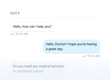 AfriMed™ conversation interface.