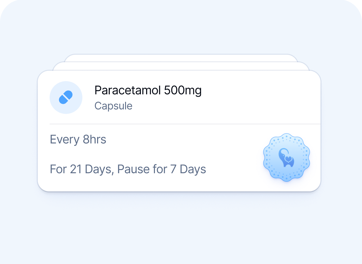 AfriMed™ prescription interface.